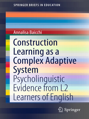 cover image of Construction Learning as a Complex Adaptive System